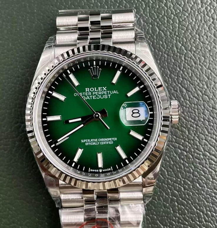 VSF V2 Datejust dial crown coronet hour markers macro